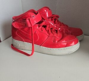 Nike Air Force 1 Mid '07 LV8 UV Mens Shoes Size 9 Siren Red, A00702-600 Used